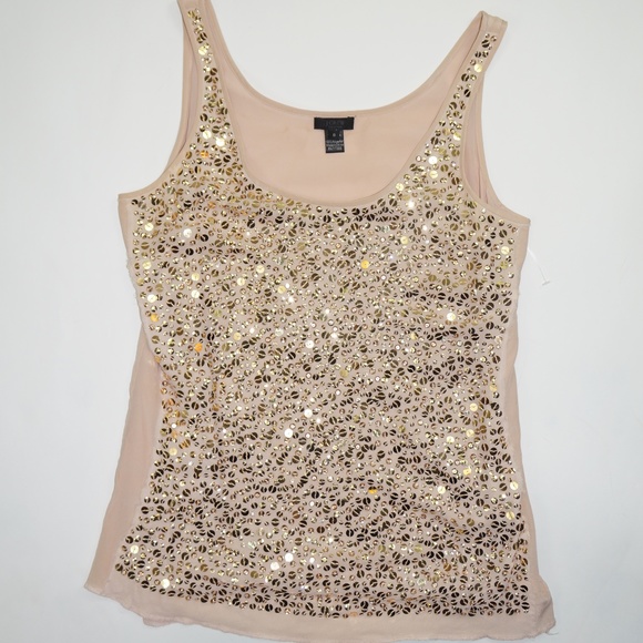 J. Crew Tops - J. Crew Sequin Sleeveless Top